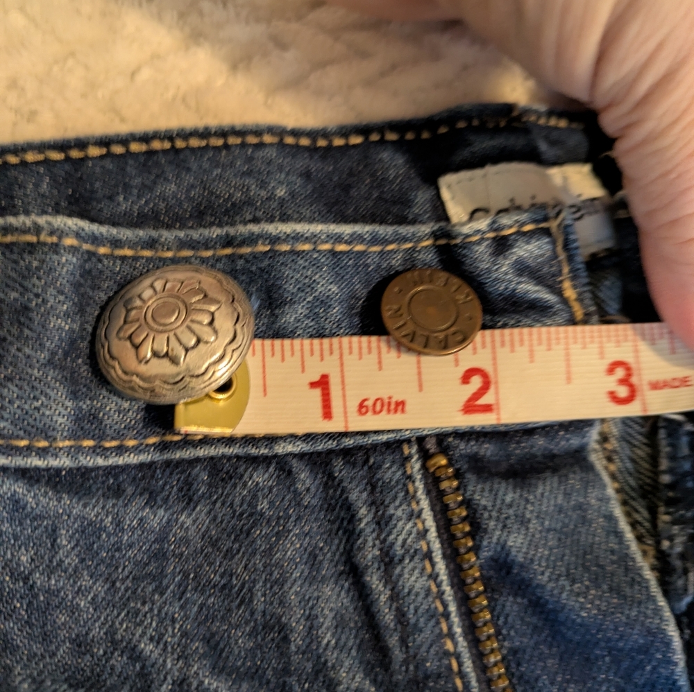 Vintage Calvin Klein *Amended* High Rise Women's Jeans sz 26 (24) - Picture 7 of 16